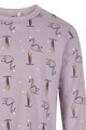 CeLaVi Pijama cu bluza cu model grafic Fete
