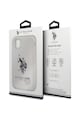 U.S. Polo Assn. Husa de protectie US Polo Silicone Effect pentru iPhone 11 Pro, White Barbati