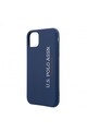 U.S. Polo Assn. Husa de protectie US Polo Silicone Effect pentru iPhone 11 Pro Max, Blue Barbati