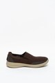 Clarks Pantofi slip-on de piele intoarsa sintetica si piele ecologica Step Stroll Barbati