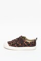 Clarks Pantofi sport cu inchidere velcro si animal print City Geo Fete