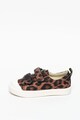 Clarks Pantofi sport cu inchidere velcro si animal print City Geo Fete