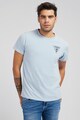 GUESS JEANS Tricou regular fit cu logo si decolteu la baza gatului Barbati