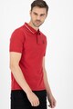 GUESS JEANS Tricou polo slim fit cu aplicatie logo Barbati