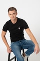 GUESS JEANS Tricou slim fit de bumbac cu aplicatie logo Barbati