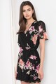 GUESS JEANS Rochie mini petrecuta cu imprimeu floral Femei