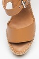 Steve Madden Sandale tip espadrile de piele cu talpa wedge Yunity Femei