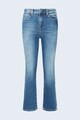 Pepe Jeans London Blugi crop cu aspect decolorat Femei