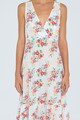 Pepe Jeans London Rochie maxi evazata cu imprimeu floral Femei