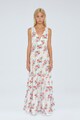 Pepe Jeans London Rochie maxi evazata cu imprimeu floral Femei