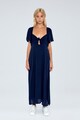 Pepe Jeans London Rochie maxi cu decolteu patrat Femei