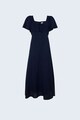 Pepe Jeans London Rochie maxi cu decolteu patrat Femei