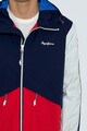 Pepe Jeans London Jacheta cu gluga si model colorblock Barbati