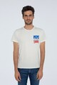 Pepe Jeans London Tricou regular fit cu imprimeu logo pe piept Barbati