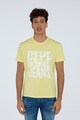 Pepe Jeans London Tricou cu imprimeu logo supradimensionat Barbati