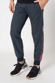 Asics Pantaloni cu benzi laterale cu logo pentru antrenament Midnight Heather Barbati