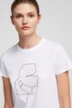 Karl Lagerfeld Tricou cu strasuri Karl Profile Femei