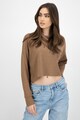 American Eagle Bluza crop tricotata fin cu guler inalt Femei