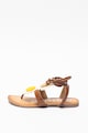 Gioseppo Sandale de piele cu design petrecut si aspect de piele de crocodil Hale Femei