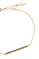PDPAOLA Bratara placata cu aur de 18K cu zirconia neagra Apollo Femei