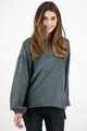 Silvian Heach Collection Bluza cu aspect lucios si maneci ample Femei
