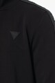 GUESS Bluza sport cu fermoar si benzi logo laterale, pentru fitness Barbati