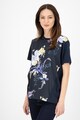 Ted Baker Tricou cu decolteu la baza gatului si model floral Debra Femei