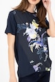 Ted Baker Tricou cu decolteu la baza gatului si model floral Debra Femei