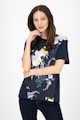 Ted Baker Tricou cu decolteu la baza gatului si model floral Debra Femei