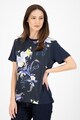 Ted Baker Tricou cu decolteu la baza gatului si model floral Debra Femei