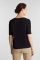 Esprit Tricou de bumbac organic cu decolteu rotund Femei