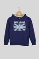 Pepe Jeans London Hanorac de bumbac cu aplicatie din material terry cu steag Baieti