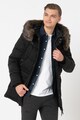 SUPERDRY Geaca parka cu garnitura din blana sintetica Chinook Barbati