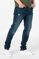 American Eagle Blugi relaxed fit cu aspect stins Barbati