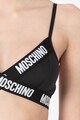 Moschino Sutien cu garnituri logo, fara burete Femei