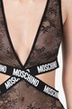 Moschino Body de dantela cu decupaje Femei