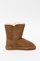 BEARPAW Cizme medii de piele intoarsa, fara inchidere Abigail Fete