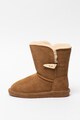 BEARPAW Cizme medii de piele intoarsa, fara inchidere Abigail Fete