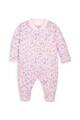 JoJo Maman Bebe Set de imbracaminte, 2 piese, fete, imprimeu floricele, Roz pastel Fete