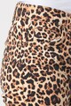 Liu Jo Pantaloni skinny crop cu animal print Femei