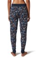 Skiny Pantaloni de pijama cu imprimeu floral si snur de ajustare Femei