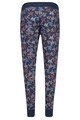 Skiny Pantaloni de pijama cu imprimeu floral si snur de ajustare Femei