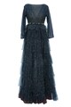 ambar studio Rochie maxi stratificata cu aspect stralucitor Katherine Femei