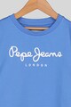 Pepe Jeans London Bluza sport cu margini striate Adam Baieti