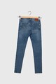 Pepe Jeans London Blugi skinny cu 5 buzunare, fete, Albastru inchis/Alb prafuit Fete