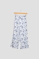 Pepe Jeans London Pantaloni cu imprimeu floral si croiala ampla Fete