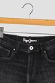 Pepe Jeans London Pantaloni scurti de denim cu aspect decolorat Fete
