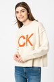 CALVIN KLEIN JEANS Pulover din lana cu model text Femei