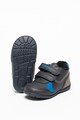 Geox Pantofi sport din piele ecologica cu inchidere velcro Fete
