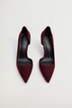 Mango Pantofi d'Orsay din piele intoarsa sintetica Audrey Femei